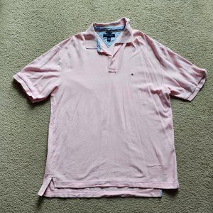 Tommy Hilfiger Men's Pique Polo - Light Pink XXL EASTER (RUNS LARGE)